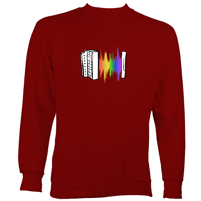 Rainbow Sound Wave Melodeon Sweatshirt