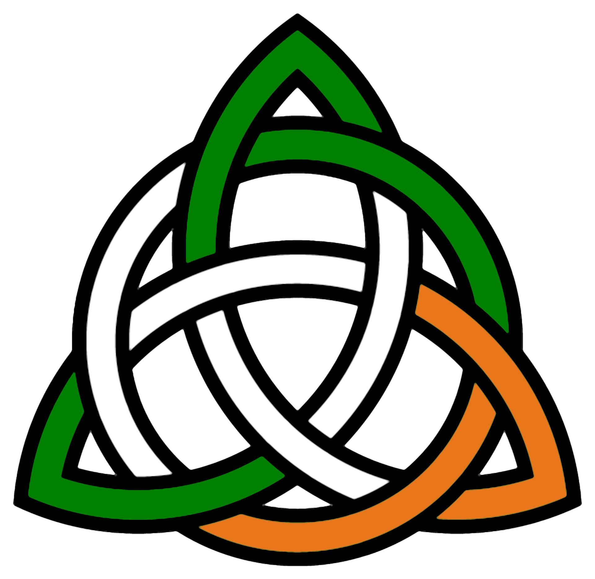 Irish Colour Celtic Knot Hoodie-Hoodie-Mudchutney