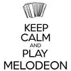 Keep Calm & Play Melodeon Sticker