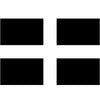 Cornish / Kernow St Pirans Flag T-Shirt - T-shirt - - Mudchutney