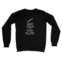 Keep Calm & Play Flute Crew Neck Sweatshirt