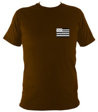 Breton Flag T-shirt - T-shirt - Dark Chocolate - Mudchutney