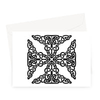 Complex Celtic Cross Greeting Card