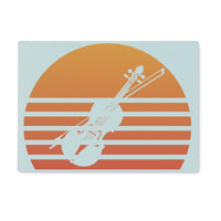 Sunset Fiddle Glass Chopping Board