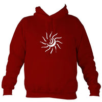 Tribal Sun Hoodie-Hoodie-Red hot chilli-Mudchutney