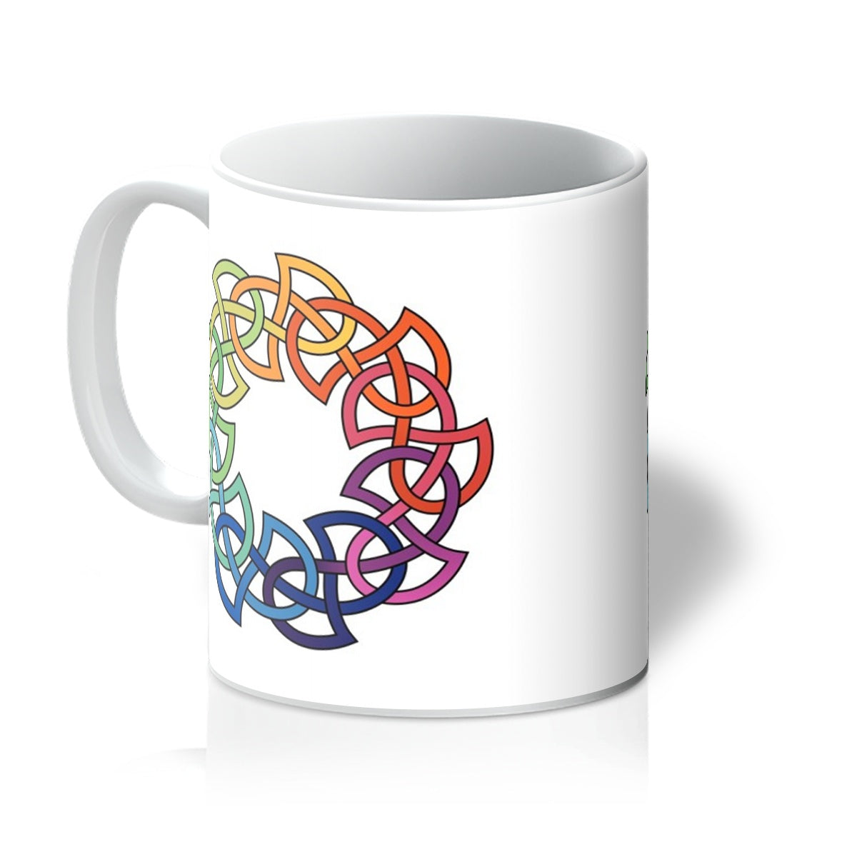 Rainbow Celtic Circle Mug