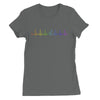 Rainbow Heartbeat Guitar Women's Favourite T-Shirt