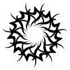 Tribal Celtic Star Sticker