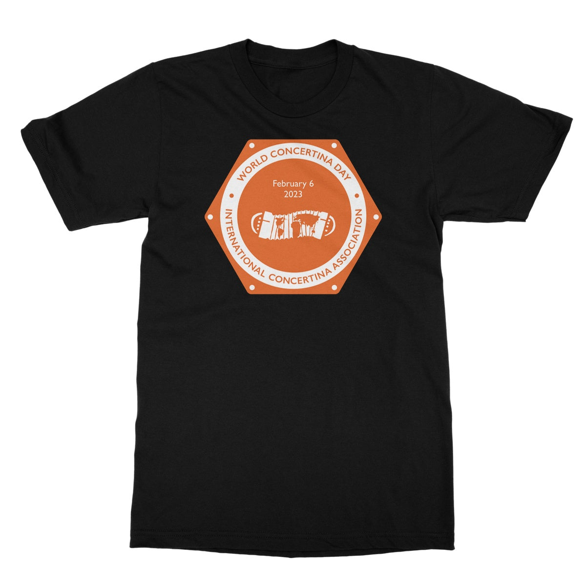 World Concertina Day 2023 T-shirt