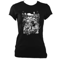 Cambridge Folk Festival - Design 5 - Women's Fitted T-Shirt - T-shirt - White - Mudchutney