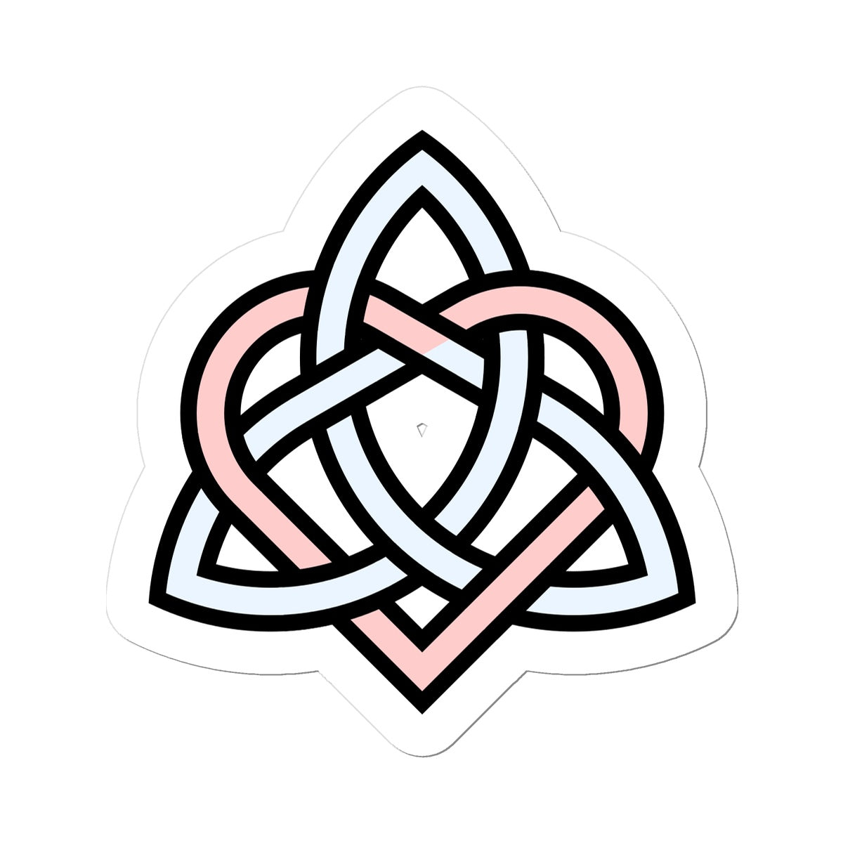 Woven Celtic Hearts Sticker