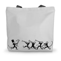Monkey Band Canvas Tote Bag