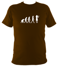 Evolution of Female Fiddle Players T-shirt