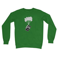 Banksy Style Melodeon Crew Neck Sweatshirt