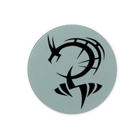 Dragon Tattoo Glass Chopping Board