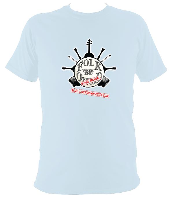 Folk Weekend: Oxford "2020 Lockdown Edition" T-Shirt - T-shirt - Light Blue - Mudchutney