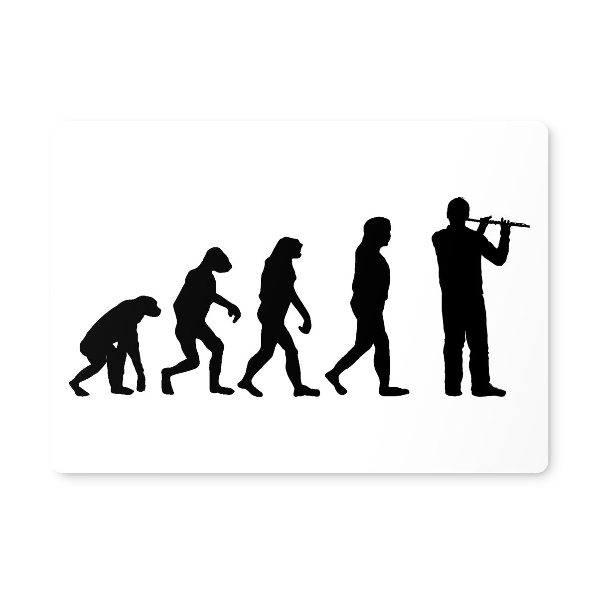 Evolution of Flute Players Placemat