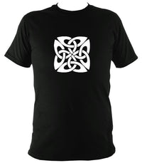 Celtic Square-ish Knot T-Shirt - T-shirt - Black - Mudchutney