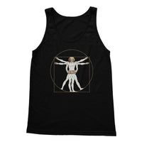 Da Vinci Vitruvian Man Concertina Tank Top