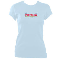 update alt-text with template The Poozies Ladies Fitted T-shirt - T-shirt - Light Blue - Mudchutney