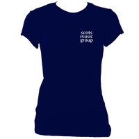 Scots Music Group "Small Logo" Womens Fitted T-shirt