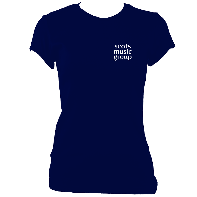 Scots Music Group "Small Logo" Womens Fitted T-shirt