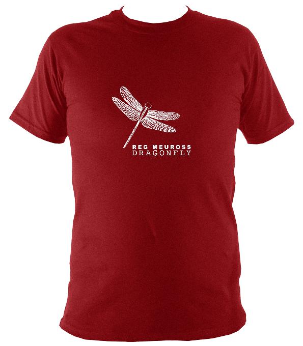 Reg Meuross "Dragonfly" T-shirt - T-shirt - Antique Cherry Red - Mudchutney
