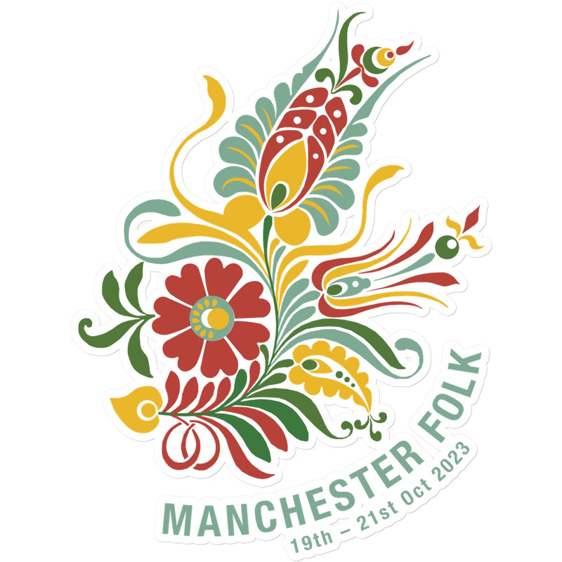 Manchester Folk Festival 2023 Sticker