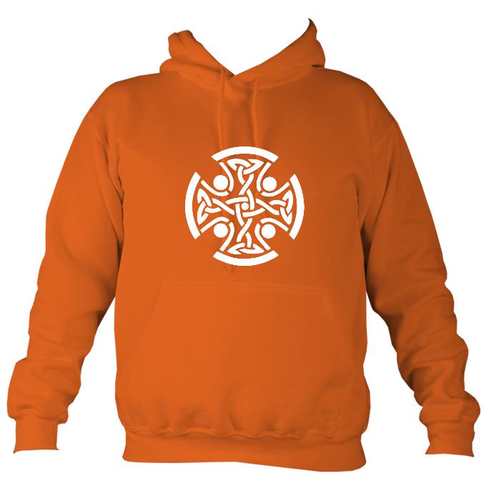 Celtic Round Hoodie-Hoodie-Burnt orange-Mudchutney