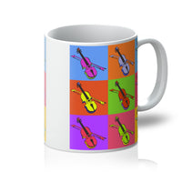 Warhol Style Fiddles Mug