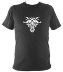 Tribal Dragon Tattoo T-shirt - T-shirt - Dark Heather - Mudchutney