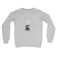 Banksy Style Accordion Crew Neck Sweatshirt