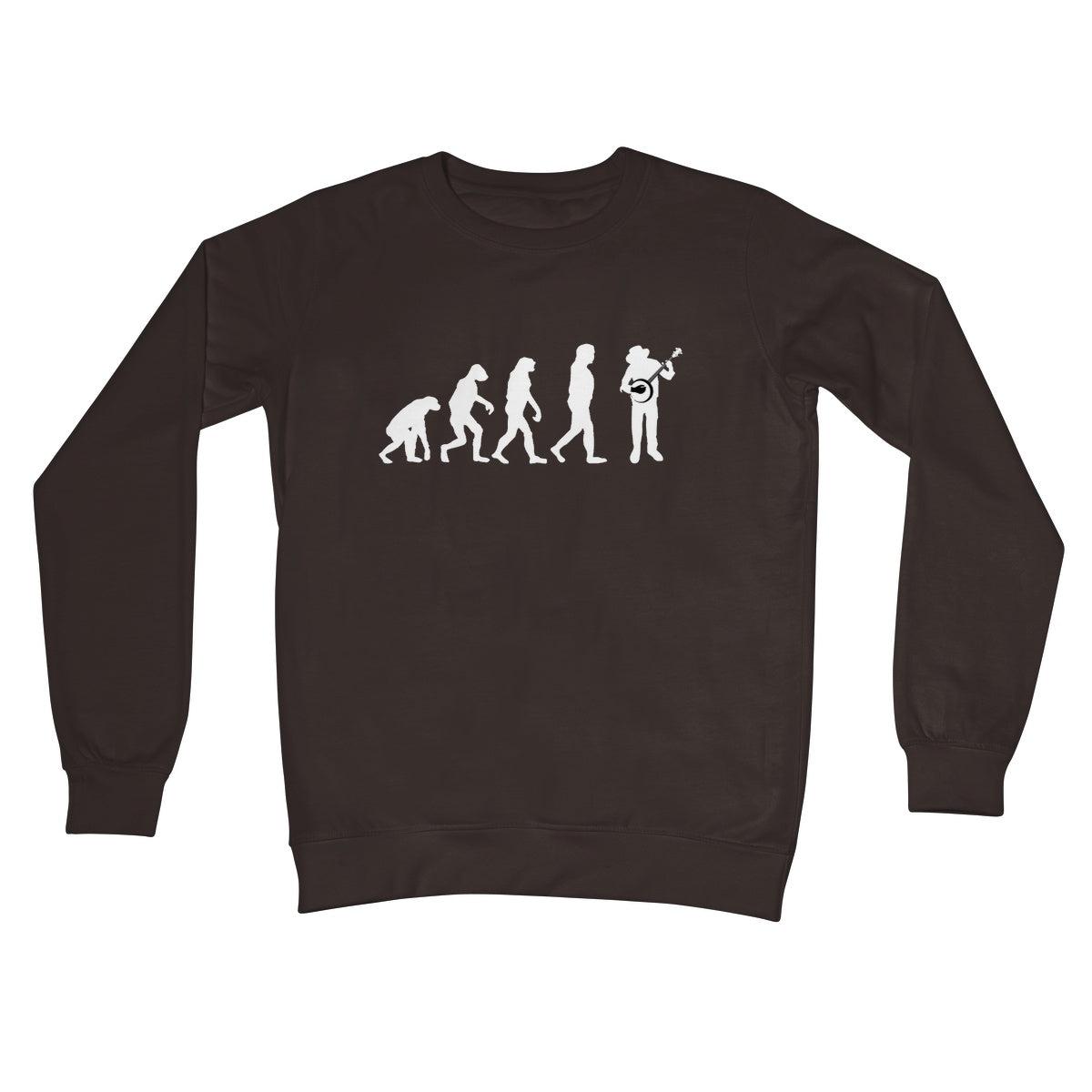Evolution of Banjo Players Sweatshirt