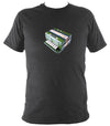 Retro Accordion / Melodeon Toy T-shirt - T-shirt - Dark Heather - Mudchutney