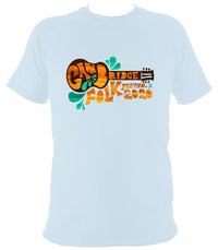 Cambridge Folk Festival - Design 8 - T-shirt - T-shirt - Light Blue - Mudchutney