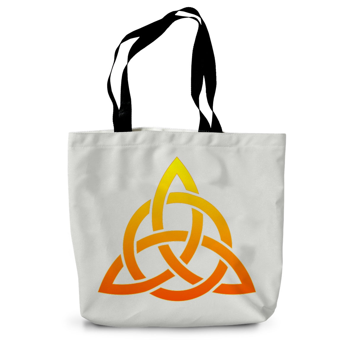 Fiery Celtic Trinity Canvas Tote Bag