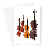String quartet Greeting Card