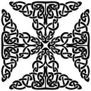 Complex Celtic Cross Sticker
