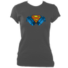 Concertina Superman Women's Fitted T-shirt