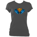 Concertina Superman Women's Fitted T-shirt