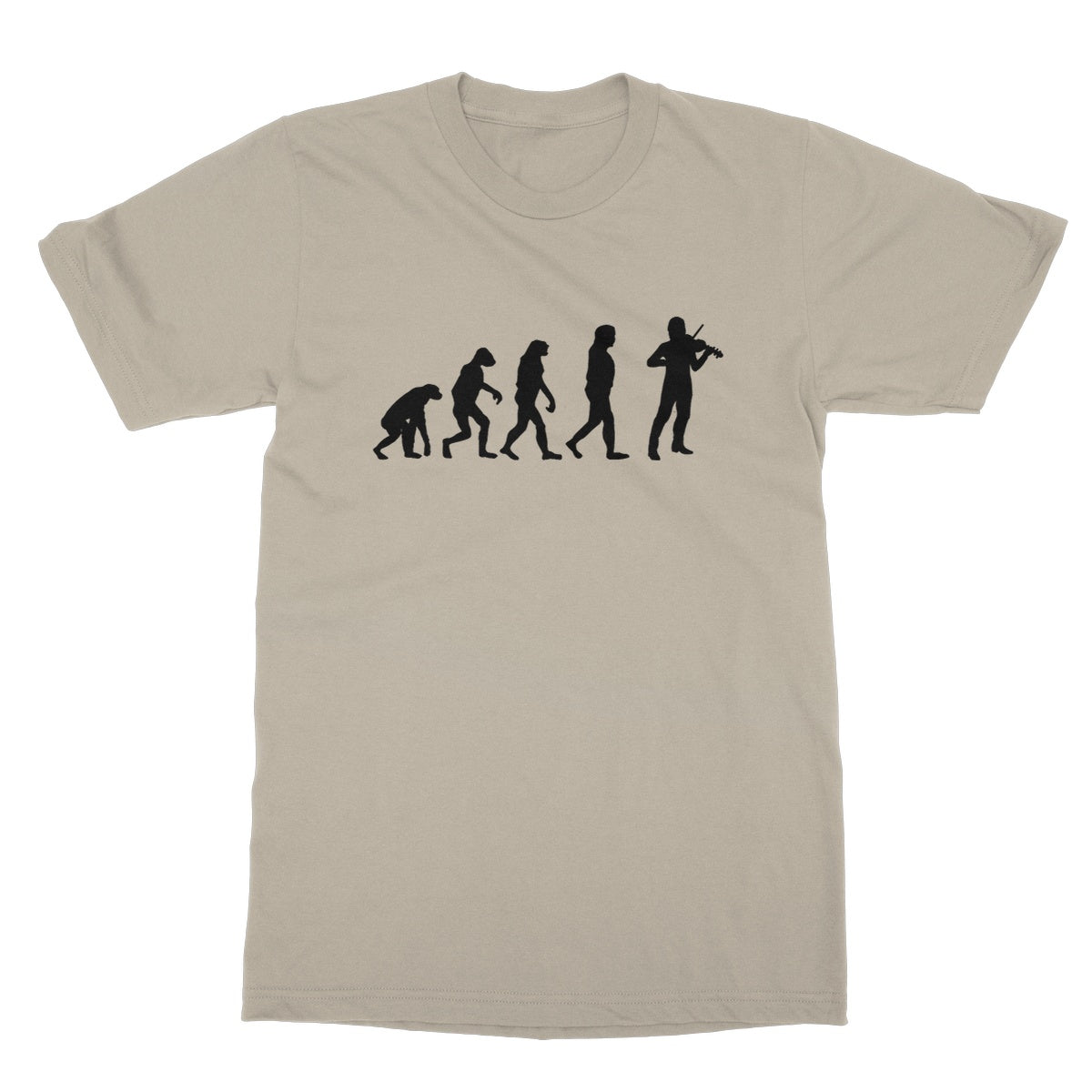 Evolution of Fiddle Players T-Shirt