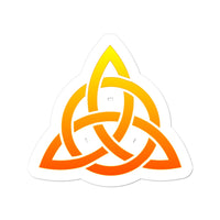 Fiery Celtic Trinity Sticker