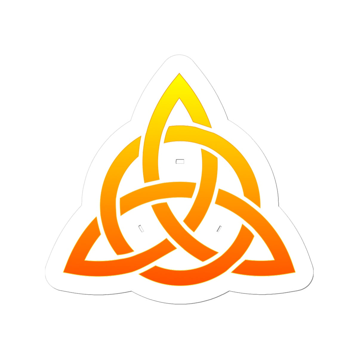 Fiery Celtic Trinity Sticker