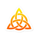 Fiery Celtic Trinity Sticker