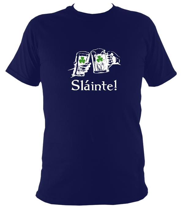 Irish Slainte T-shirt - T-shirt - Navy - Mudchutney