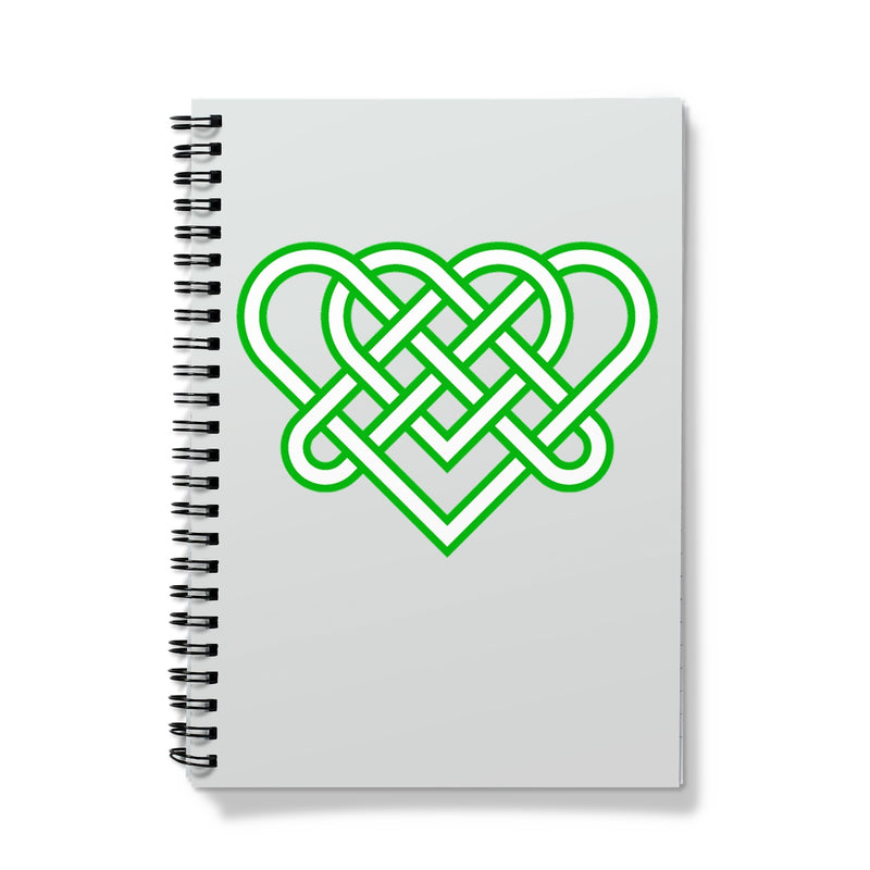 Celtic woven hearts Notebook