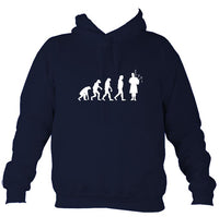 Evolution of Bagpipe Players Hoodie-Hoodie-Oxford navy-Mudchutney