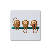 Play No Melodeon Monkeys Coaster