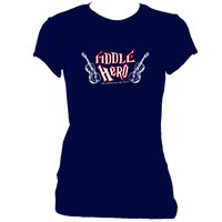 Fiddle Hero Women's Fitted T-shirt