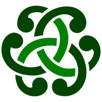 Green Celtic Knot Sticker